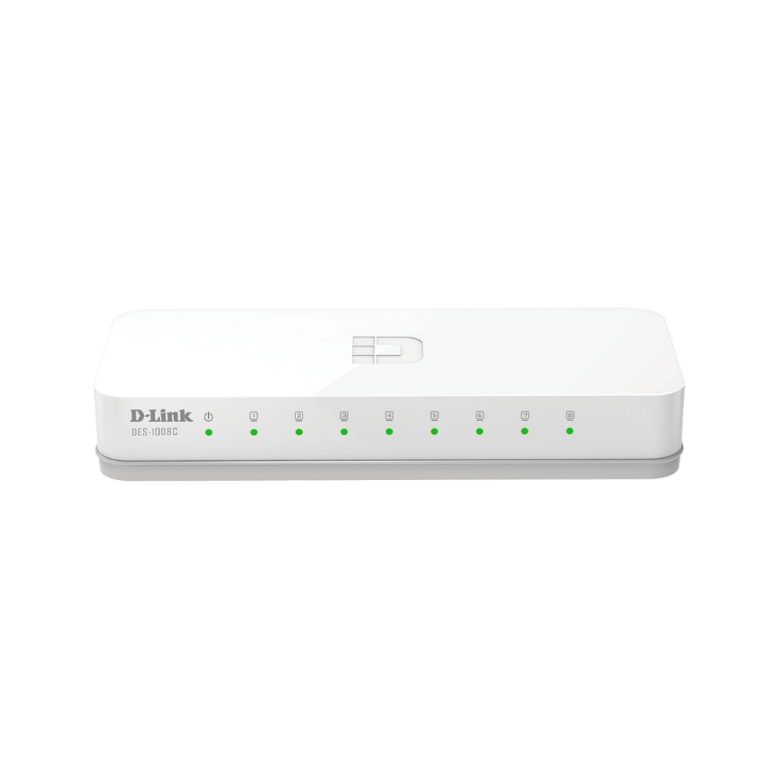 D-Link network switch on a white background